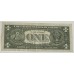 UNITED STATES OF AMERICA 1988 . ONE 1 DOLLAR BANKNOTE . ERROR . WET INK TRANSFER